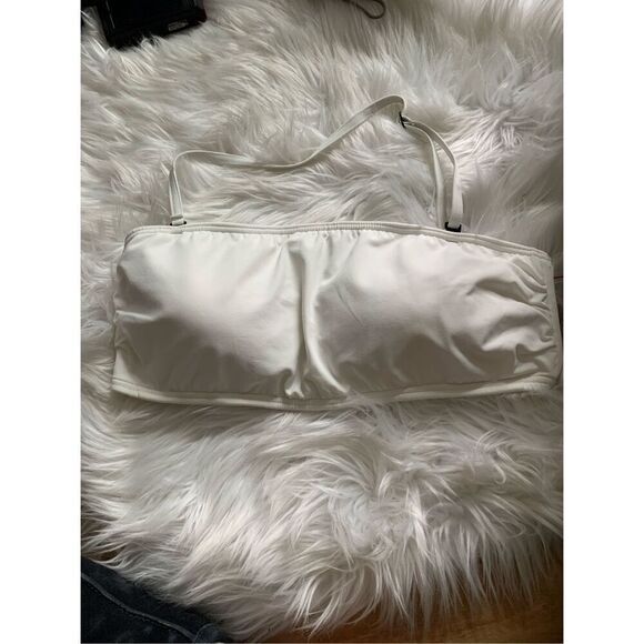 Michael Kors Other - Michael Kors white tube top bathing suit size medium